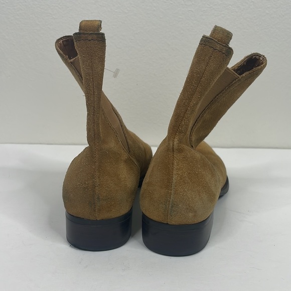 Antonio‎ Melani Suede Ankle Boots Womens size 10 Taupe AS IS - Picture 2 of 7